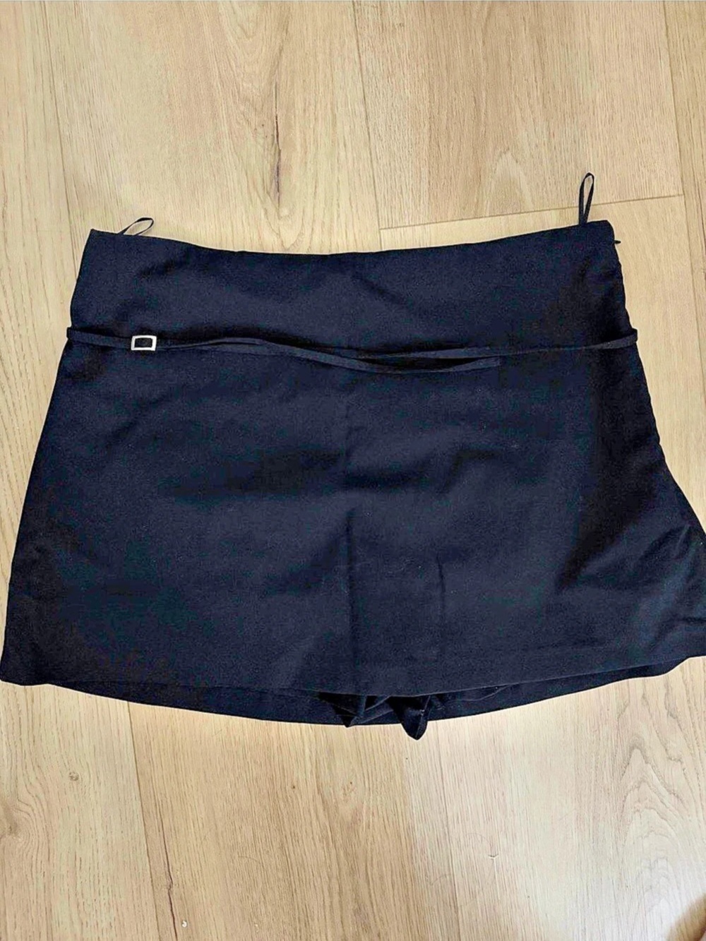 Zara Belted Skort Black Like New